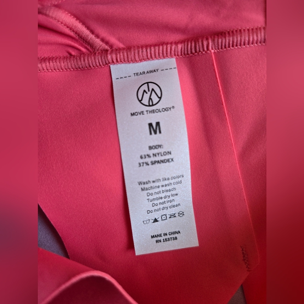 Move Theology‎ Sports Bra With Zipper Front Size M - Picture 3 of 6